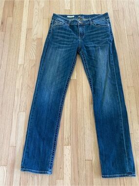 Kut from the Kloth Stevie straight leg classic denim blue Jean 8